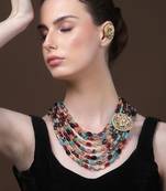 Neel karigar string necklace