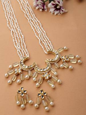 Goldilocks haar with earrings jewellery set 2