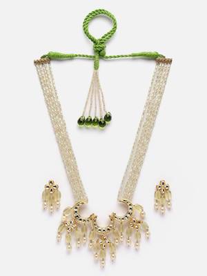 Goldilocks haar with earrings jewellery set 4
