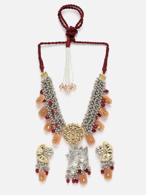 Sunrise haar with earrings jewellery set 3