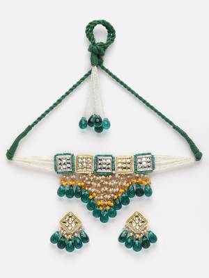 Neel darwaza chokar with earrings jewellery set 3