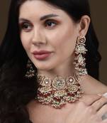 Kiran necklace with earring jewellery set