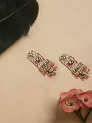 Aab-e-gulabi drop earring 2