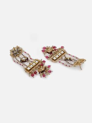Aab-e-gulabi drop earring 4
