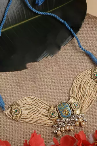 Firoza charm chokar