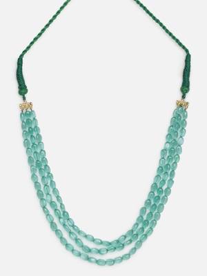 Sabz kahkashan layered necklace 4