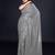 Embellished grey color  bollywood georgette saree with unstiched blouse