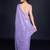Embellished lavender color  bollywood georgette saree with unstiched blouse