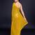 Embellished mustard color  bollywood georgette saree with unstiched blouse