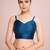 Embellished petrol blue color  bollywood georgette saree with unstiched blouse