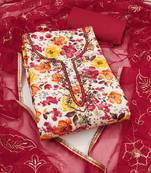 Women's multi printed jam cotton dress material