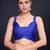 Embellished royal blue color  bollywood georgette saree with unstiched blouse