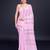 Embellished baby pink color  bollywood georgette saree with unstiched blouse