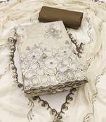 Women's multi embroiderd cemric cotton dress material