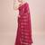 Embellished rose pink color  bollywood georgette saree with unstiched blouse