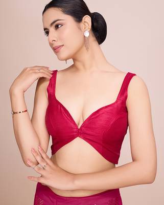 Embellished rose pink color  bollywood georgette saree with unstiched blouse 5