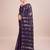 Embellished wine color  bollywood georgette saree with unstiched blouse
