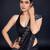 Embellished black color  bollywood georgette saree with unstiched blouse