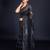 Embellished black color  bollywood georgette saree with unstiched blouse