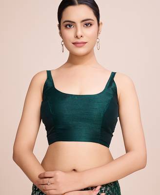 Embellished green color  bollywood georgette saree with unstiched blouse 5