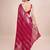 Embellished wine color  bollywood georgette saree with unstiched blouse