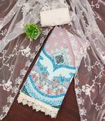 Women's multi embroidered georgette dress material