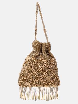 Golden Embellished handmade potli bag 5