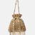 Hand-Beaded Gold Embellished Potli bag