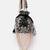 Black Velvet Embroidered Bridal Potli bag