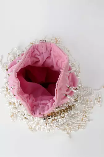 Baby Pink bridal potli bag