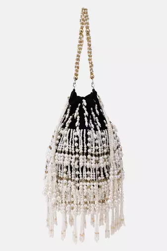 Black Designer Potli Indian bag