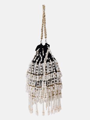 Black Designer Potli Indian bag 3