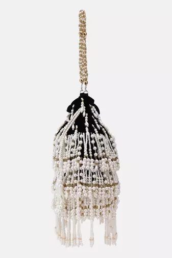 Black Designer Potli Indian bag