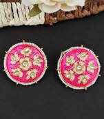 Rani antique high gold polish earrings – fancy style traditional jewelry for festive & party wear