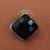 Black designer antique stud earrings – fancy style tops in high gold polish for party & ethnic wear