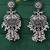 Oxcid peacock design oxidized silver earrings – stylish & traditional fancy wear