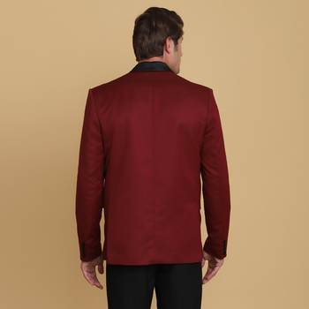 Maroon men tuxedo 4