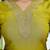 Women's Viscose Slub Embroidered Straight Kurta with Pant And Dupatta Set