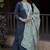 Women's Viscose Slub Embroidered Straight Kurta with Pant And Dupatta Set