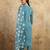 Women's Viscose Chanderi Embroidered Straight Kurta with Pant And Dupatta Set