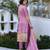 Women's Gorgeous Silk Blend Embroidery Straight Kurta with Pant And Dupatta Set