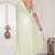 cream sequin zarkan embroidered border saree with blouse piece