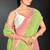green digital printed swarovski stone border work saree