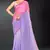 purple digital printed swarovski stone border work saree