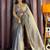 grey silk blend hand work saree with blouse