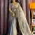 grey silk blend hand work saree with blouse