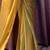 mehendi beads work silk blend saree with blouse