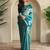 sky blue silk blend weaving saree with blouse