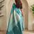 sky blue silk blend weaving saree with blouse