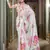 white georgette saree with blouse